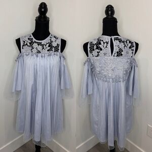 Couture by Rojita Women’s Blue Babydoll Dress